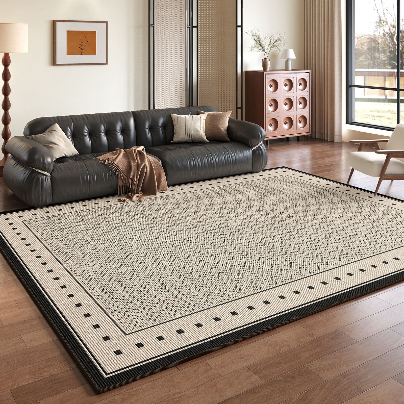Non-slip carpet for living room for bed 3