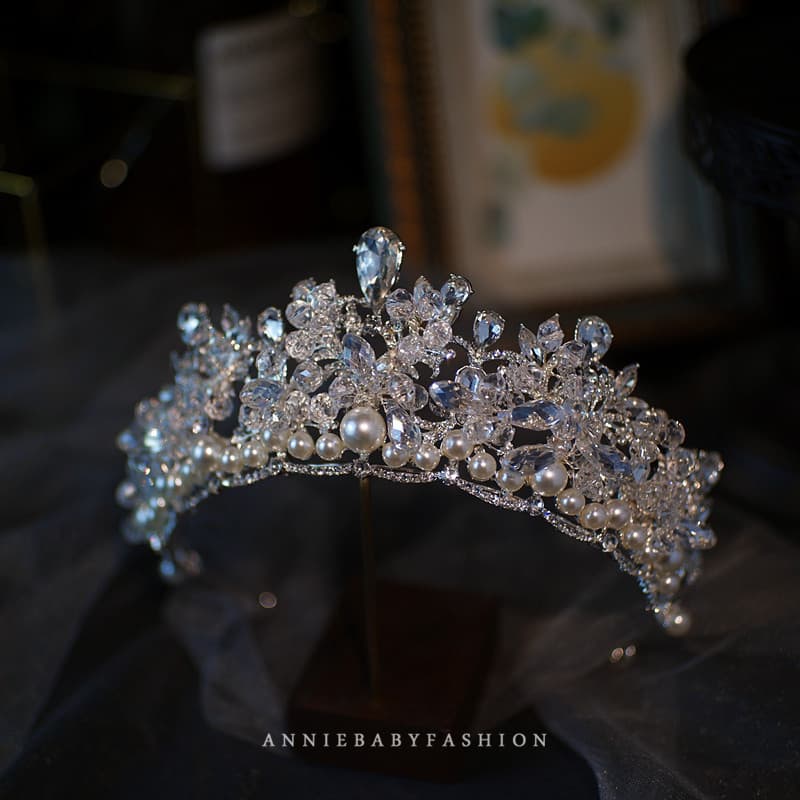 Tiara, crown, hair accessory for bride, light luxury style, Birthday gift