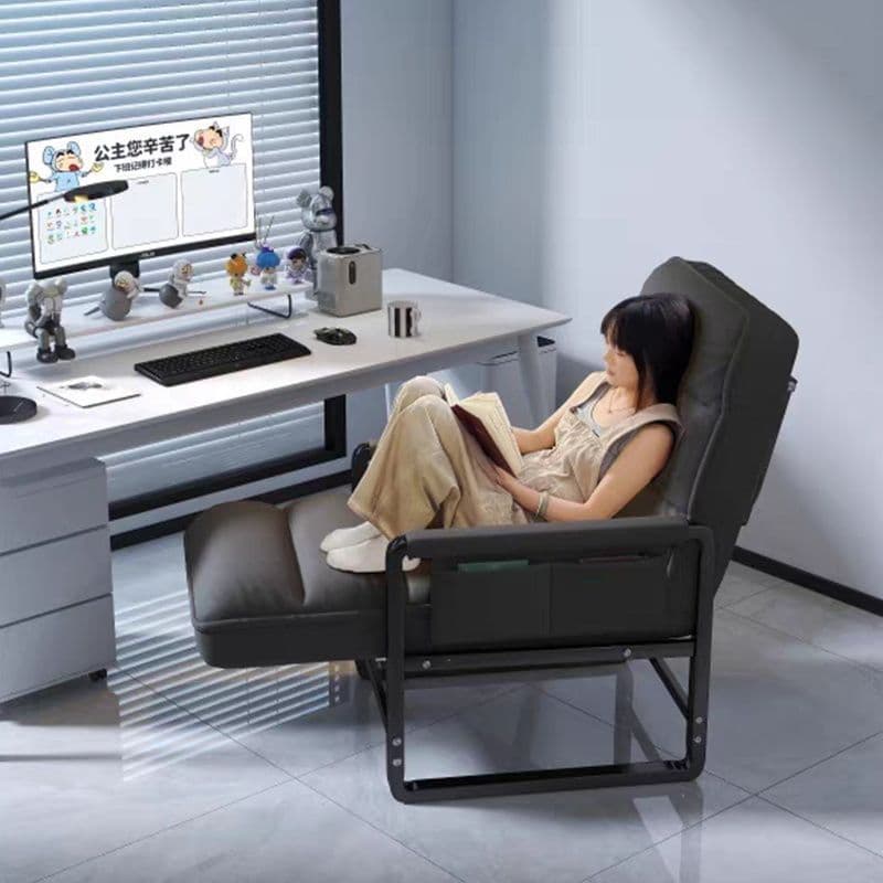 Computer sofa chairs Furnishing for a long time, sitting desks, office lunch breaks, you can sit down and sleep at noon, dual -use folding lounge chairs 2