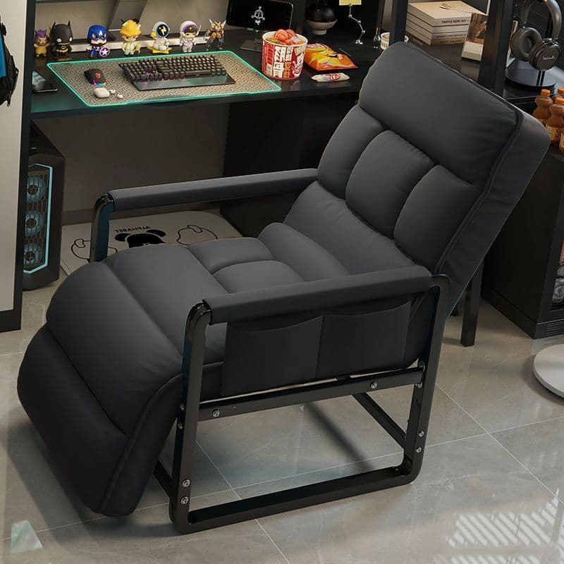 Computer sofa chairs Furnishing for a long time, sitting desks, office lunch breaks, you can sit down and sleep at noon, dual -use folding lounge chairs 1