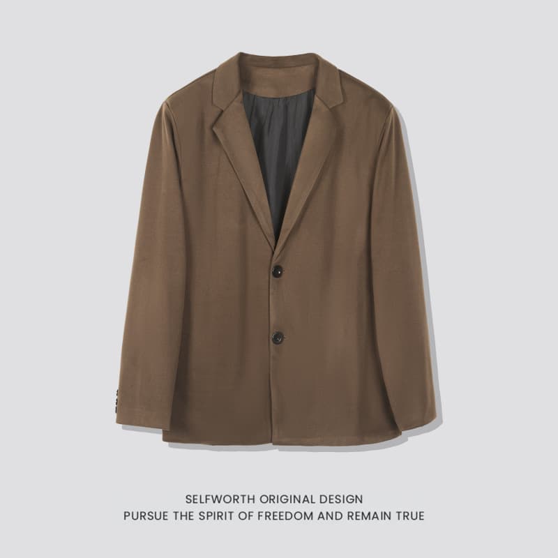 Trend woolen coat, men's autumn universal suit, Korean style 3