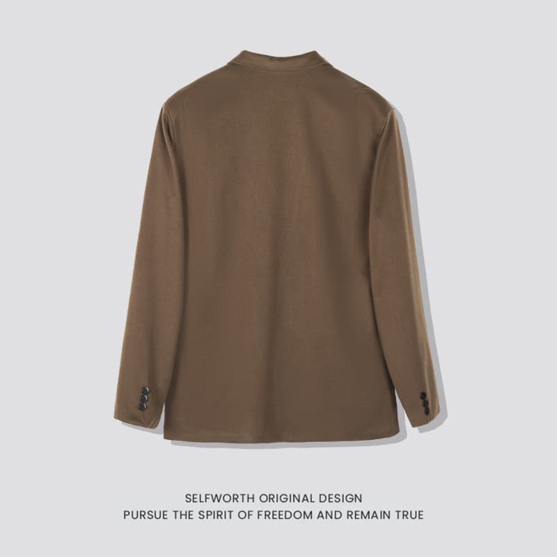 Trend woolen coat, men's autumn universal suit, Korean style 4