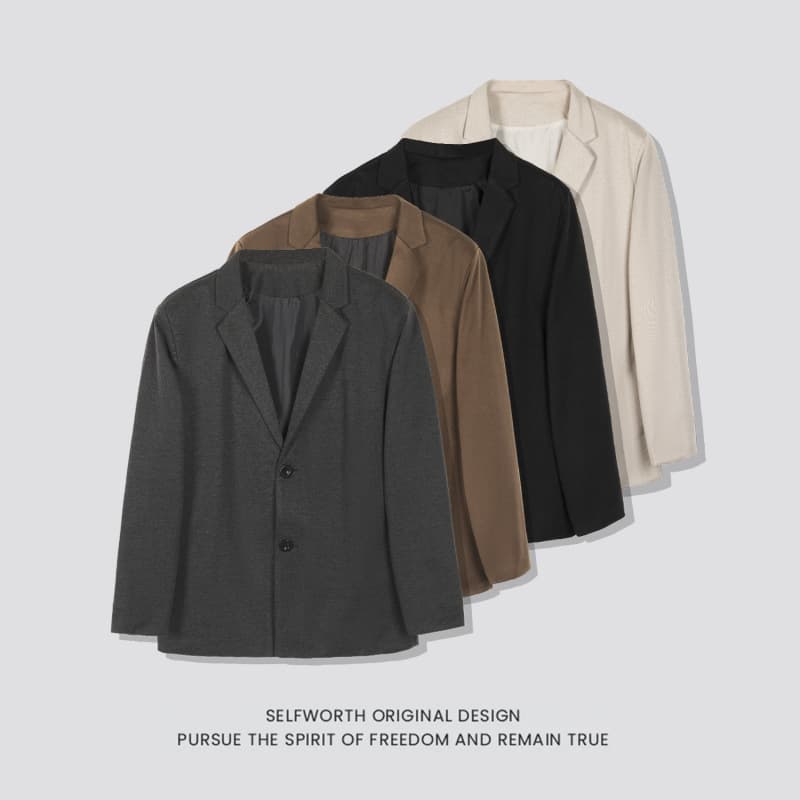 Trend woolen coat, men's autumn universal suit, Korean style 1