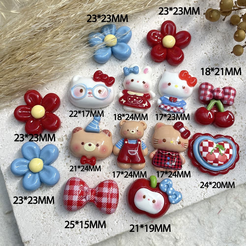 (Cross-border trading), apple, cute bow tie, accessories, phone case, footwear buckle, hair accessory, DIY 2