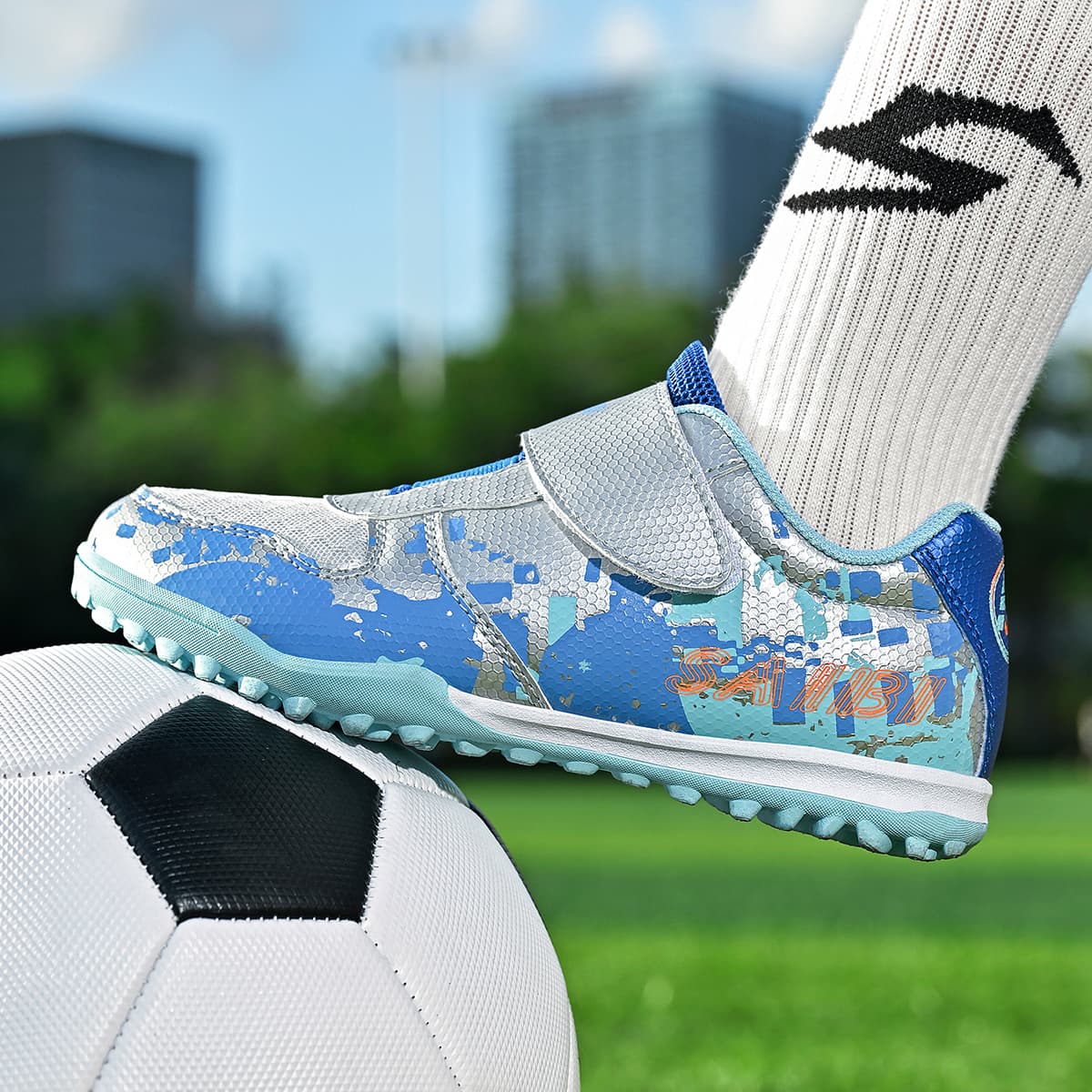 Tom Ford, children's sports boots for boys for students for training, with spikes 2