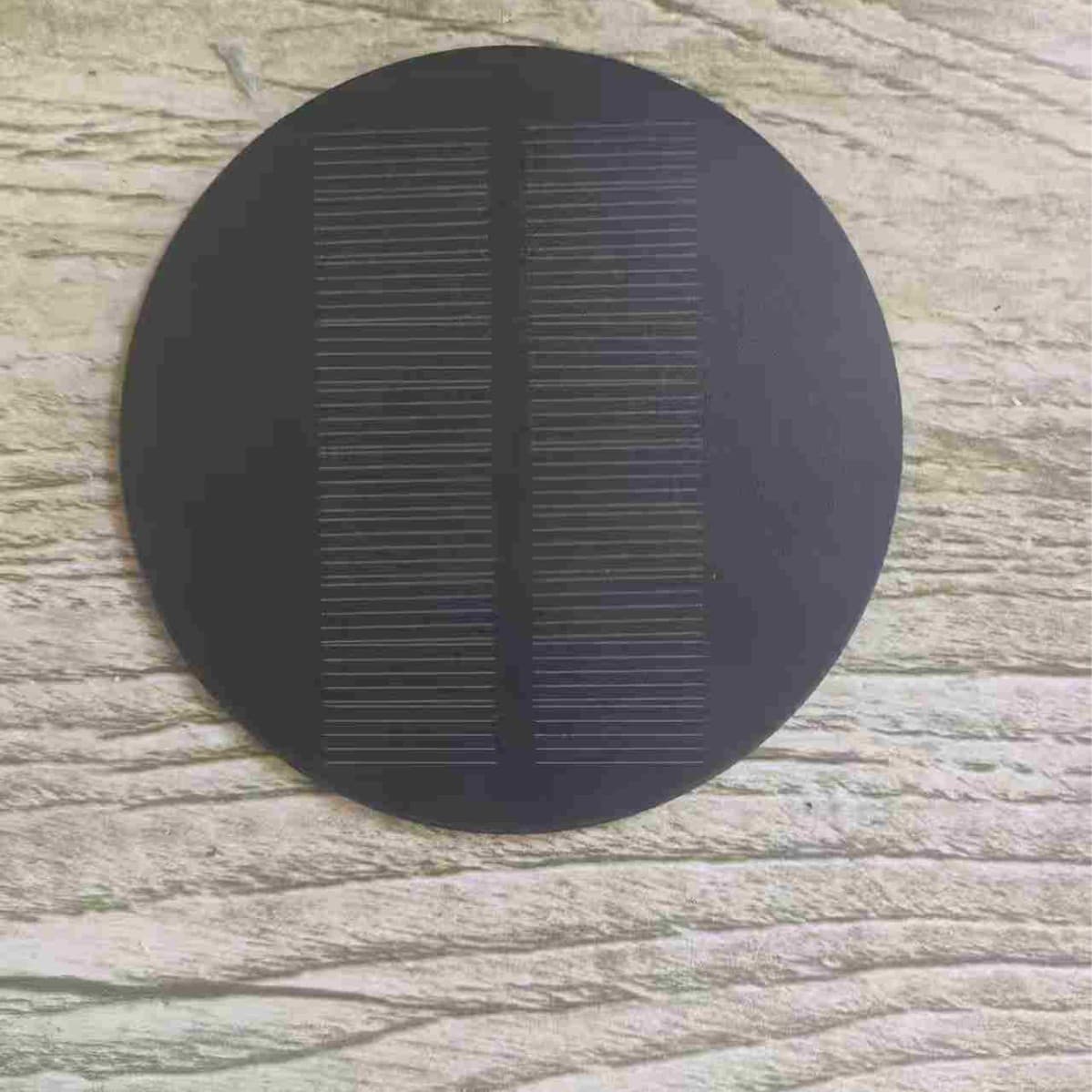 Matte single crystal solar-powered, photovoltaic battery, 80mm, custom-made 1