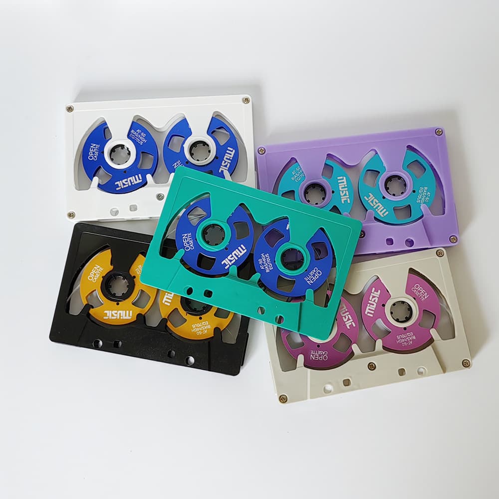 Double-sided hollow metal small open reel blank tape 50 minutes first class baseband audio tape with outer box 4