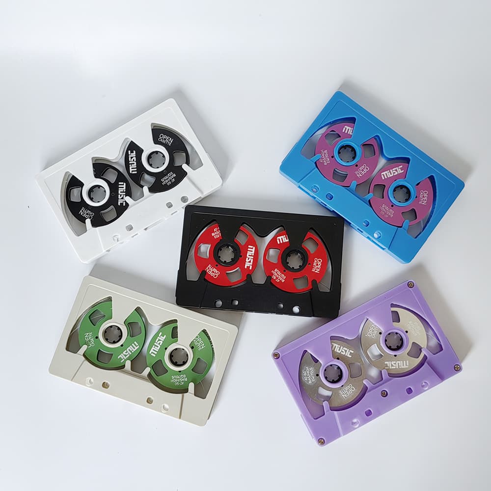 Double-sided hollow metal small open reel blank tape 50 minutes first class baseband audio tape with outer box 1