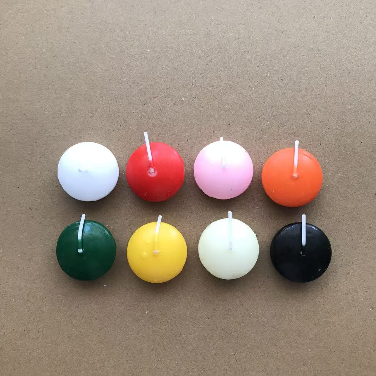 Spherical candle for St. Valentine's Day 1