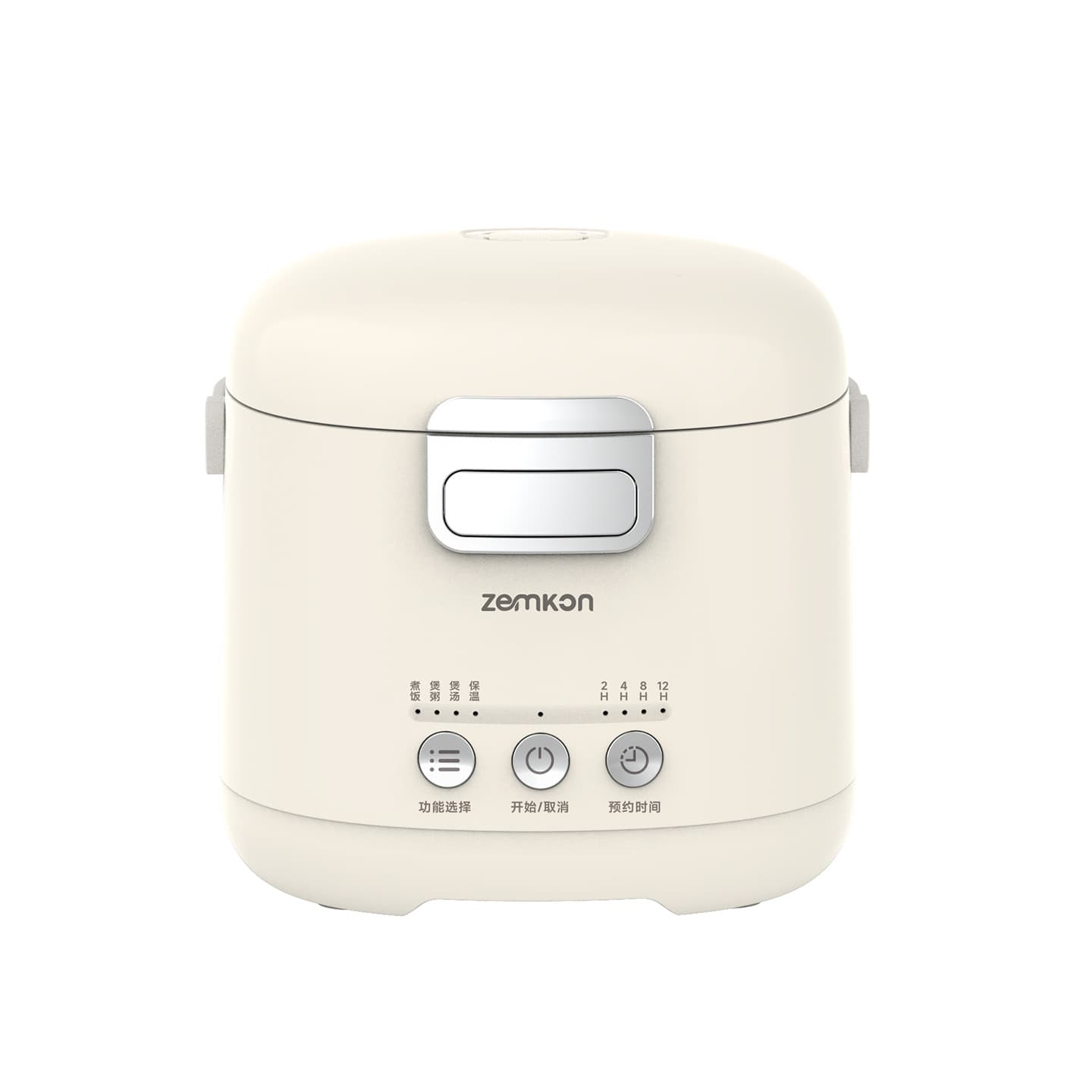 Zemkon Household mini rice cooker for one person, 1-2 people, steaming, integrated titanium bladder, small small 2-person rice cooker 5