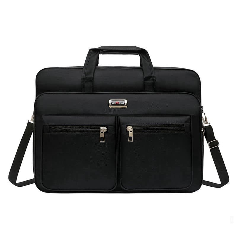 Big waterproof one-shoulder bag, wear-resistant quality business laptop, 20 inch, oxford cloth, business version 2