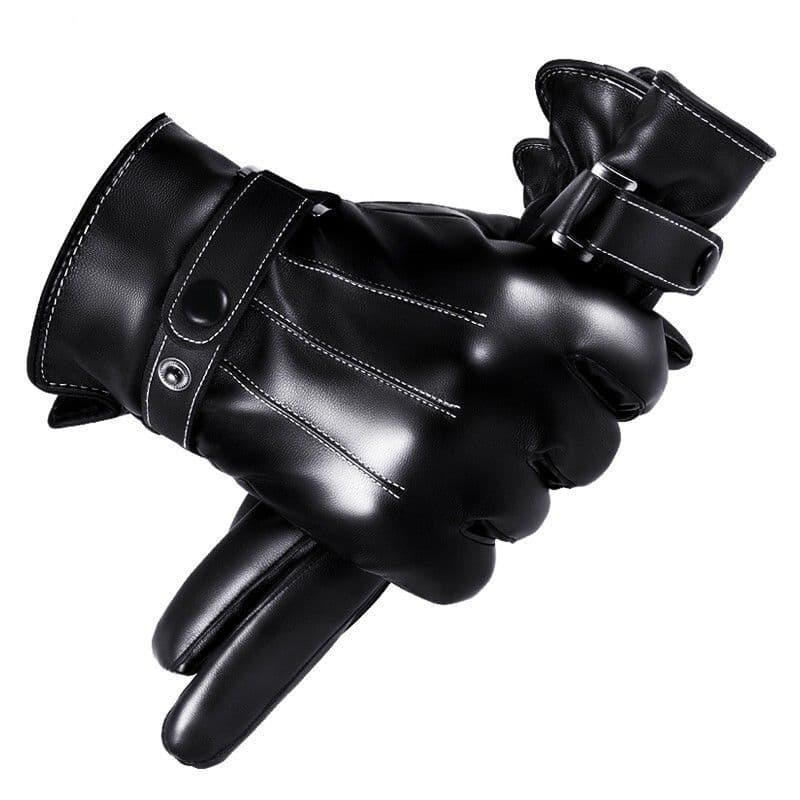 Men's demi-season warm waterproof windproof travel gloves 2