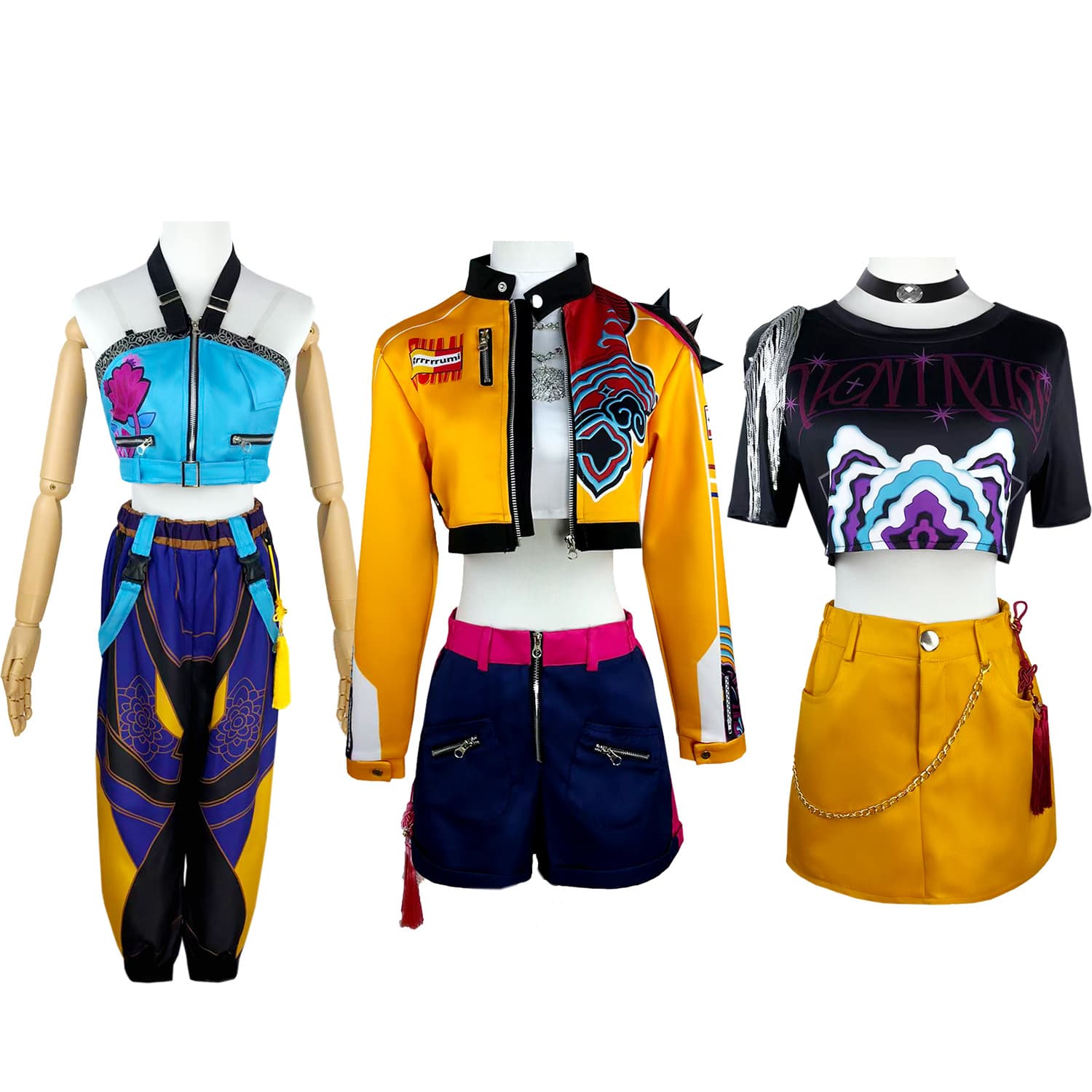 Children's adult witch hunter group cos clothing Rumi cos clothing Zoe Mira cos clothing ready stock one piece drop shipping 1