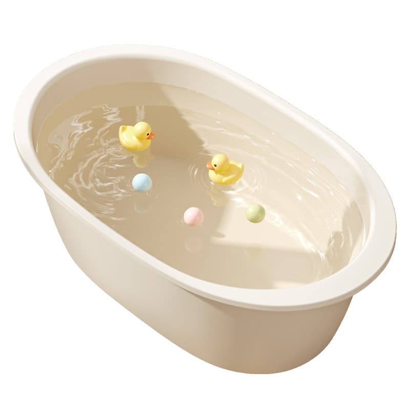 Extra large big tub for home use, plastic children's washbasin, duvet, increased thickness 5