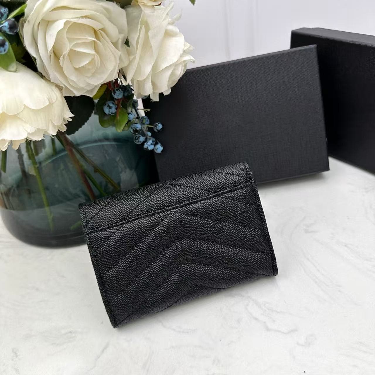 Wallet, quality short gift box for men and women, genuine leather 3