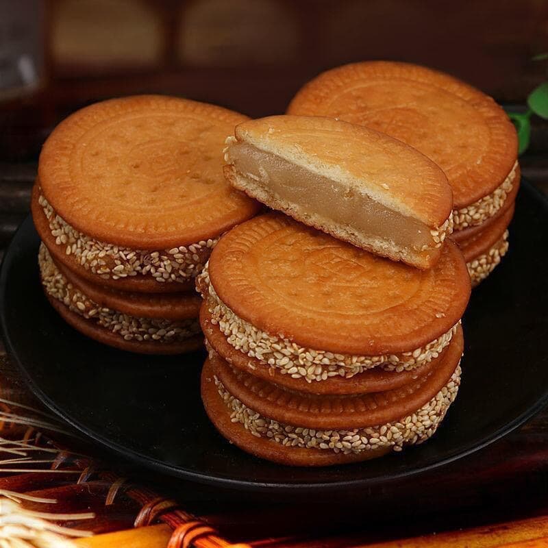Sesame Pacific Cake Bread Breakfast Old -style pastry fried cake snacks Hunan specialty traditional food independent packaging 3