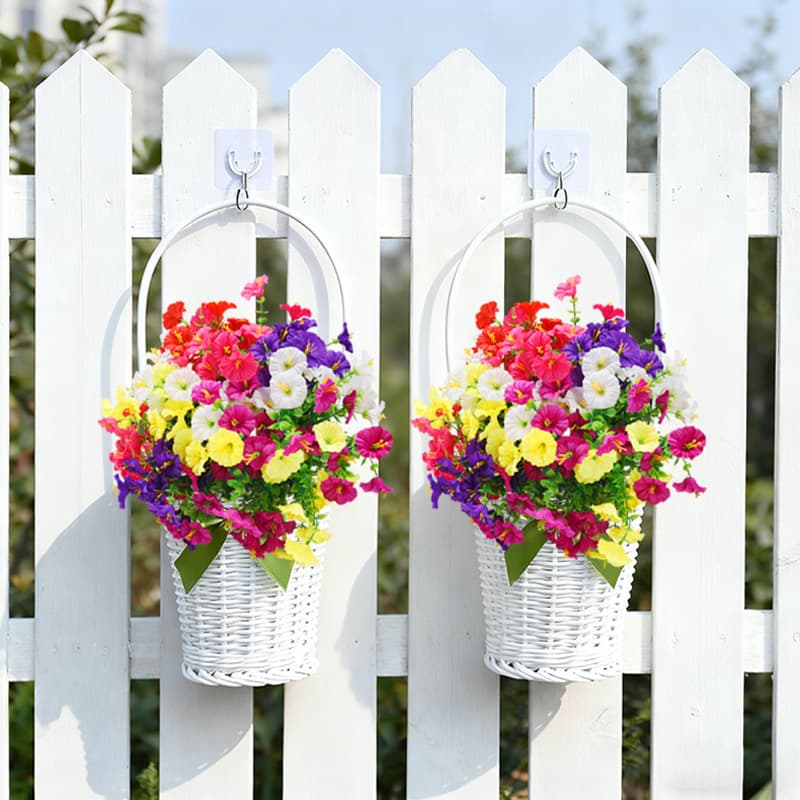 Simulated morning glory bouquet, artificial morning glory bouquet, fake flowers, home shopping mall, supermarket decoration, plastic plants and flowers 4