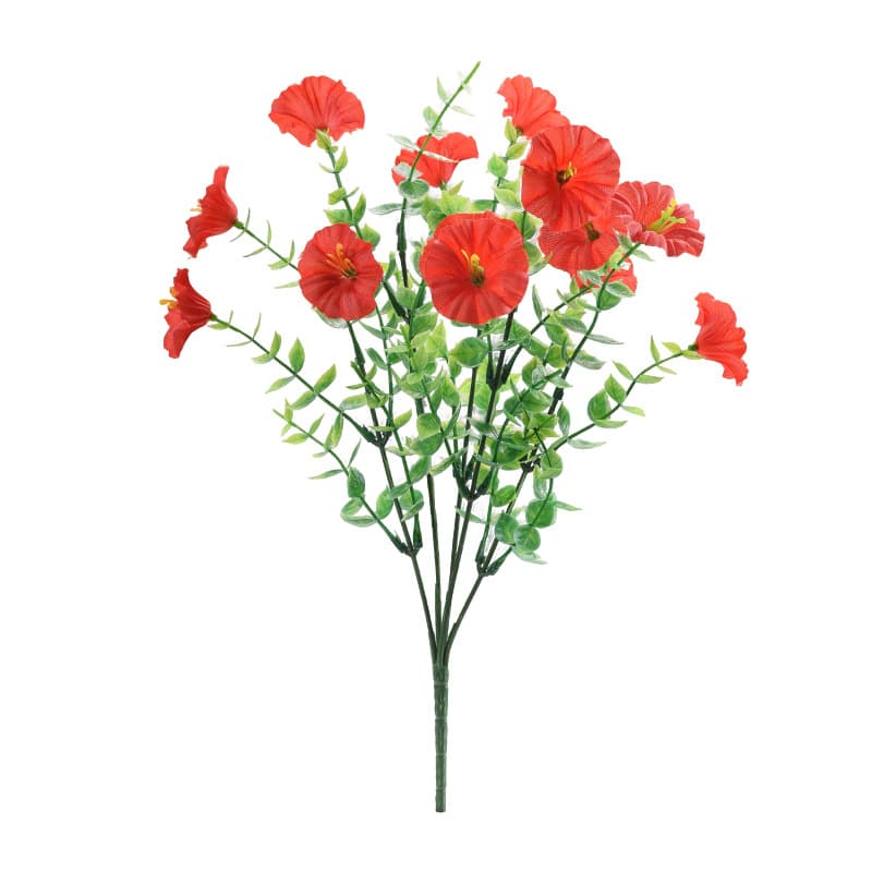 Simulated morning glory bouquet, artificial morning glory bouquet, fake flowers, home shopping mall, supermarket decoration, plastic plants and flowers 5