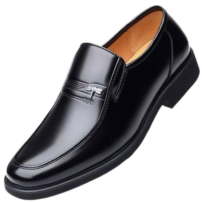 [First-class leather shoes for military personnel] 100% all-cow leather, sale clearance deal, casual business men's soft-soled leather 5