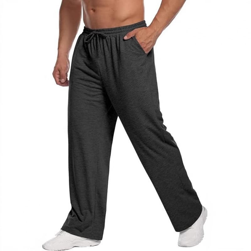 Trousers for gym, loose straight fit 2
