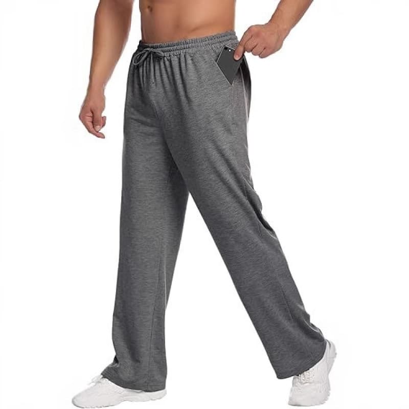 Trousers for gym, loose straight fit 5