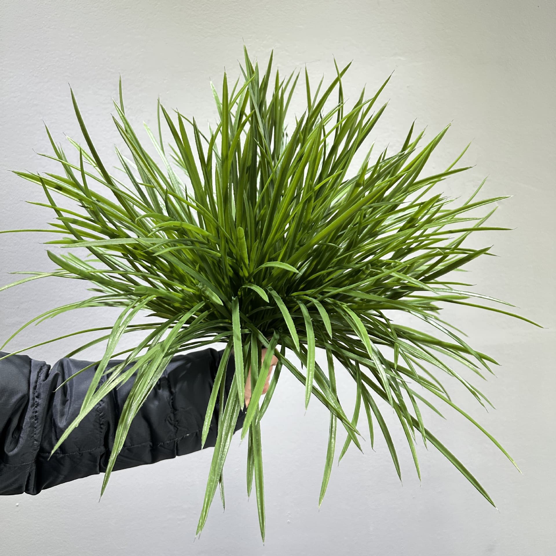 Simulated orchid grass soft decoration plant wall green plant insert landscaping decoration artificial fine grass orchid leaves water grass simulated grass 1