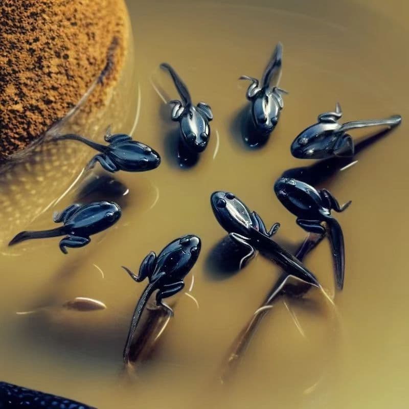 Bionic tadpole soft bait Lua fake bait Frog soft bait Lua stream fishing bass cocked mouth horse mouth simulation fake bait 3
