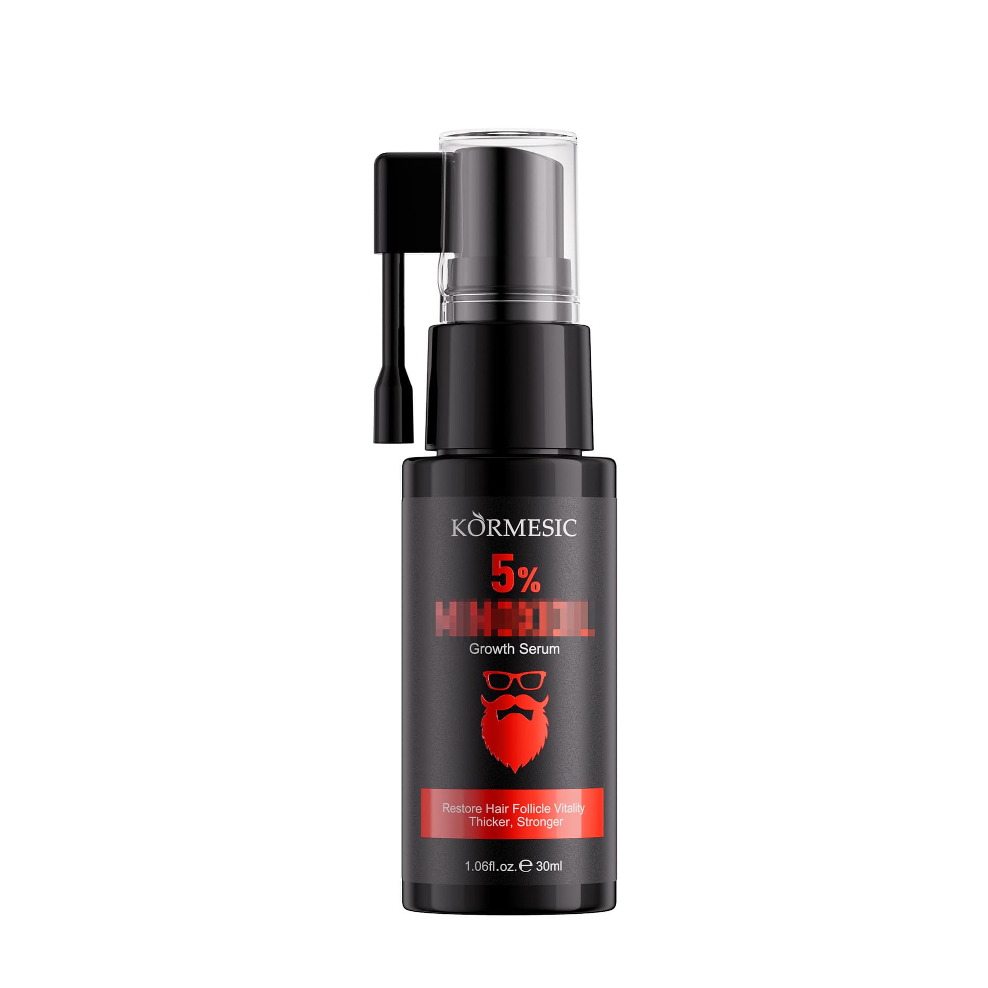 [跨境KORMESIC5%头发和胡须生长精华液serum oil头发胡须护理批发] 5