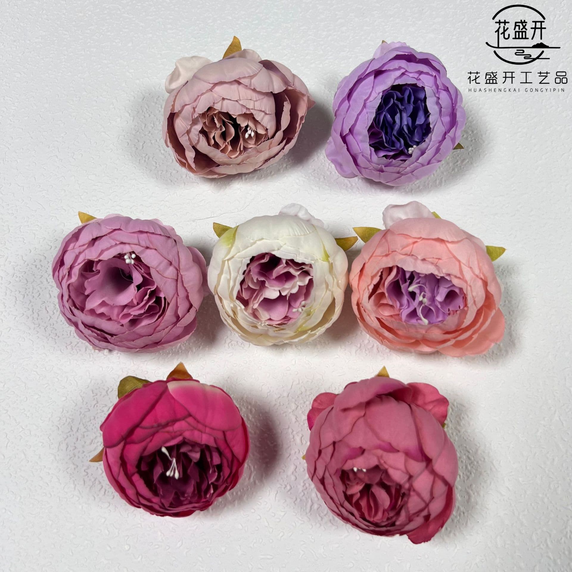 Ready supply 9cm peony head cross-border DIY gift box decoration wedding flower wall home photography decoration 1