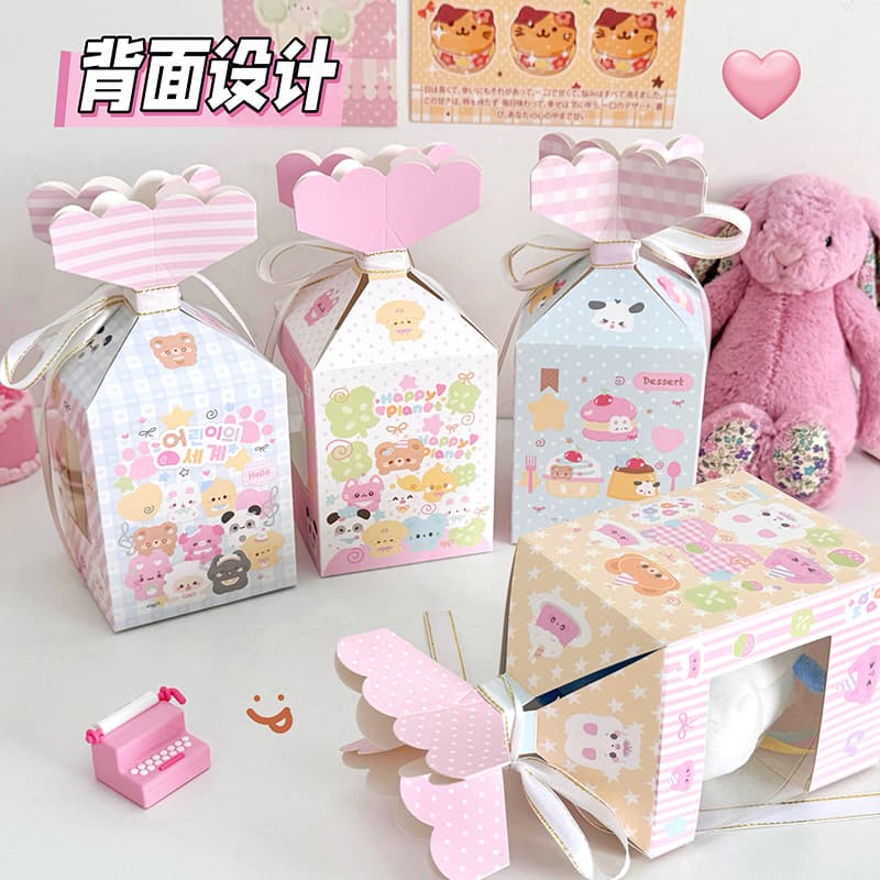 Christmas kindergarten Children Candy Box Birthday Gift Small Snack Gift Bag Smart Cartoon Capital Sugar Bag 2