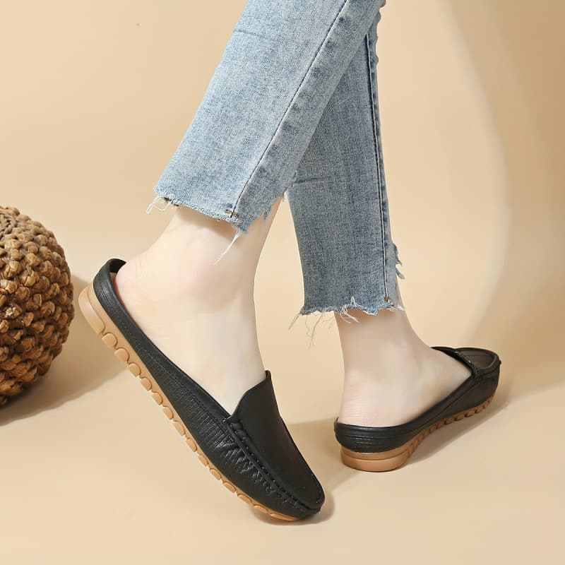 Women's Flat Sandals Half Toe Comfortable Slip-On 2