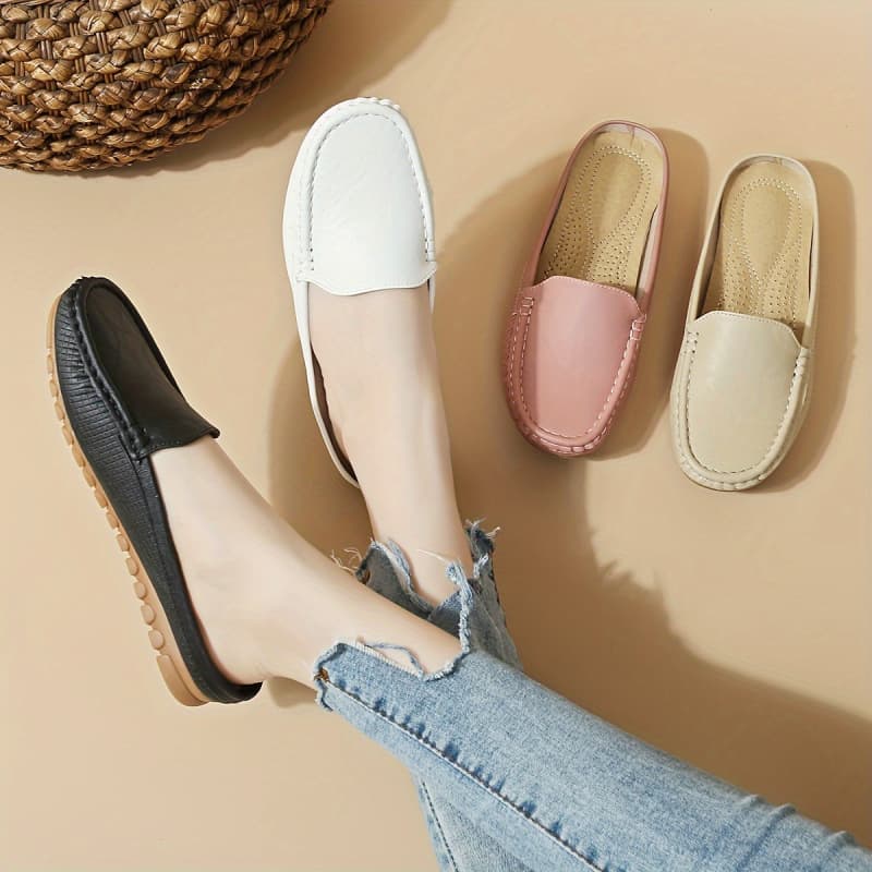 Women's Flat Sandals Half Toe Comfortable Slip-On 1