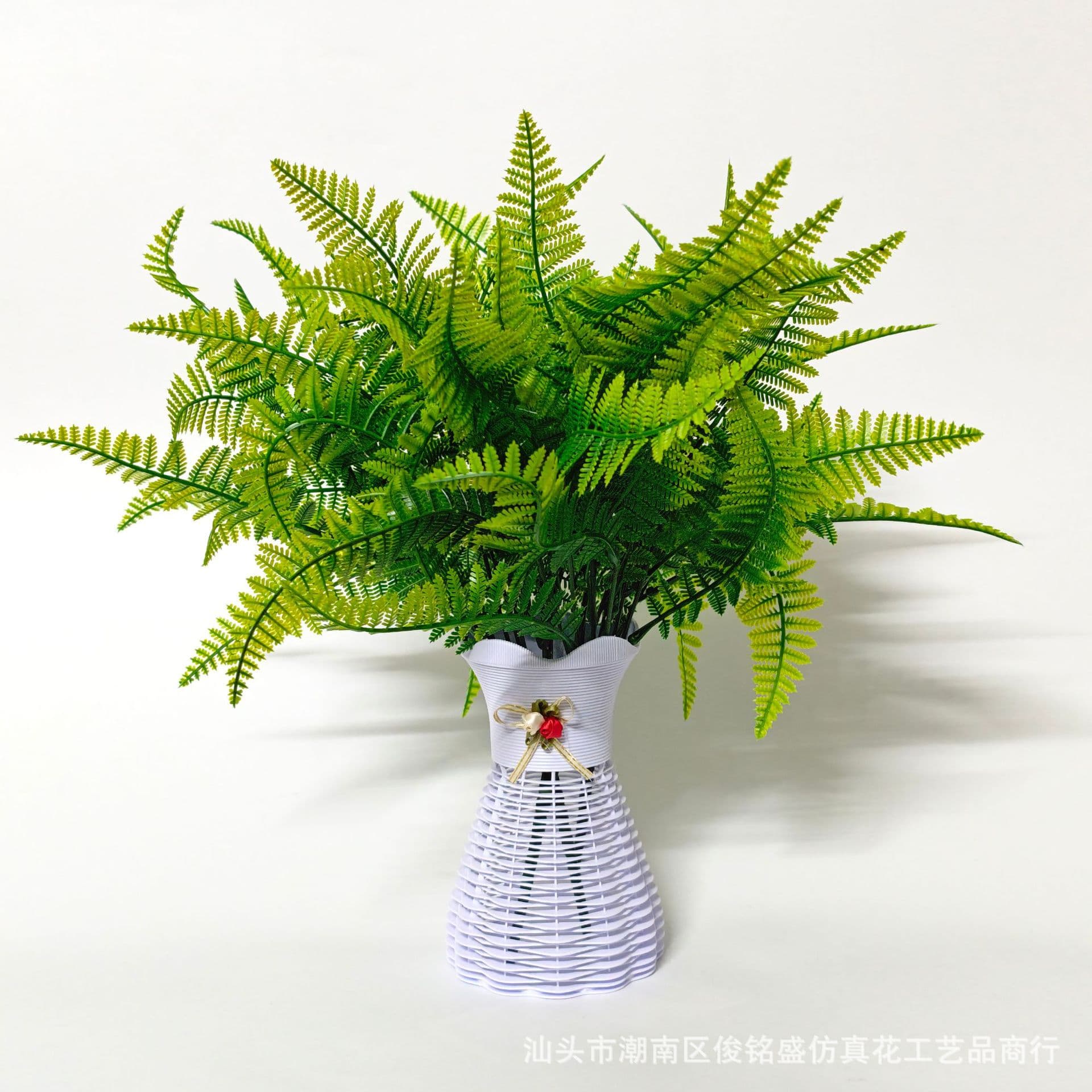Simulated Persian leaves, plastic aquatic plants, ferns, artificial green plants, home decoration, flower arrangements, plant wall accessories and furnishings 4
