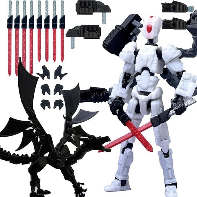 Set, doll, multi-joint minifigure, 13 sets, 3D 3