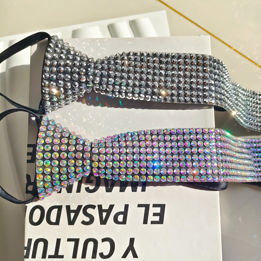 Tie, shirt, accessory, diamond encrusted, (Physicals) 4