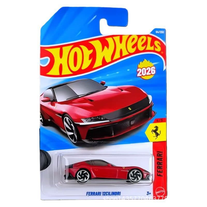 Ferrari, Hot Wheels, alloy car, car model 3