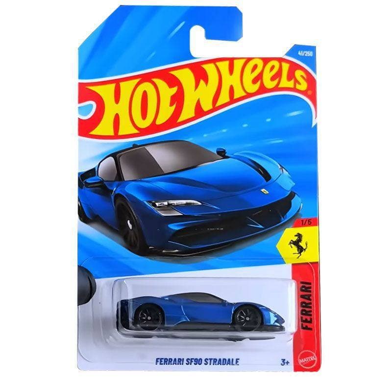 Ferrari, Hot Wheels, alloy car, car model 4