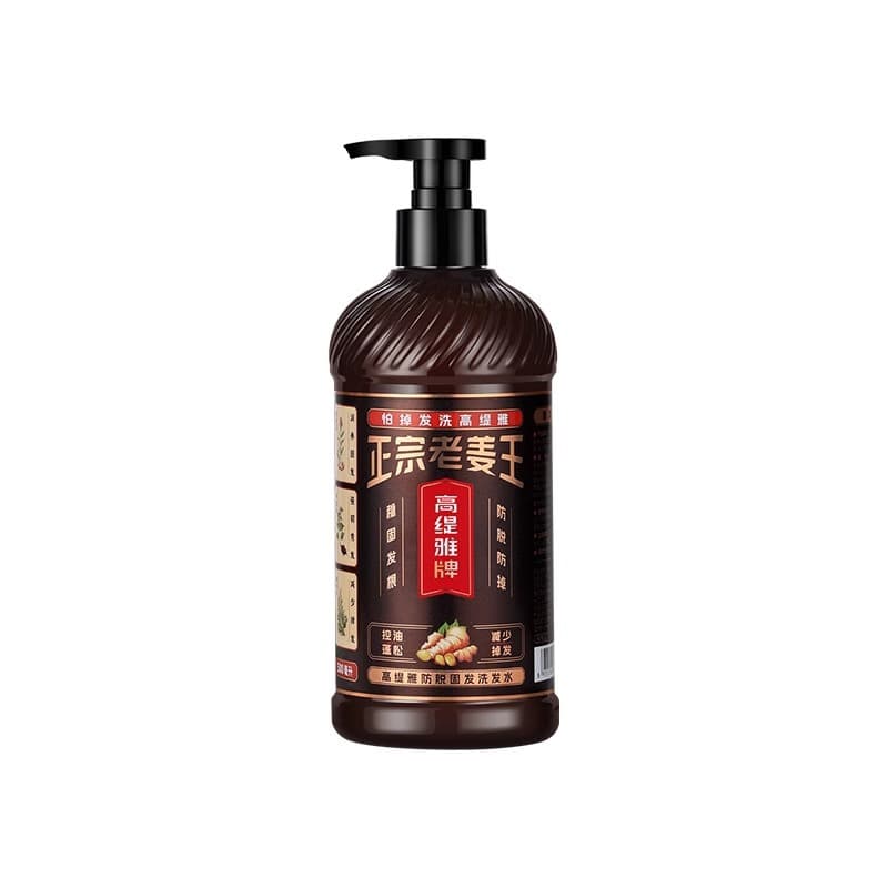 Waterproof shampoo with ginger, set, oil sheen control, adds volume, official product 5