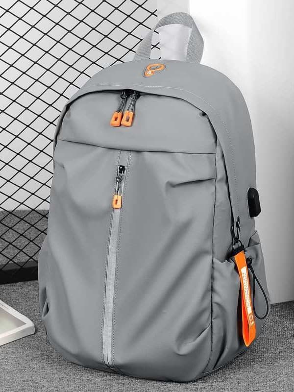 Capacious school bag for students, laptop, men's trend backpack for traveling, business version 3