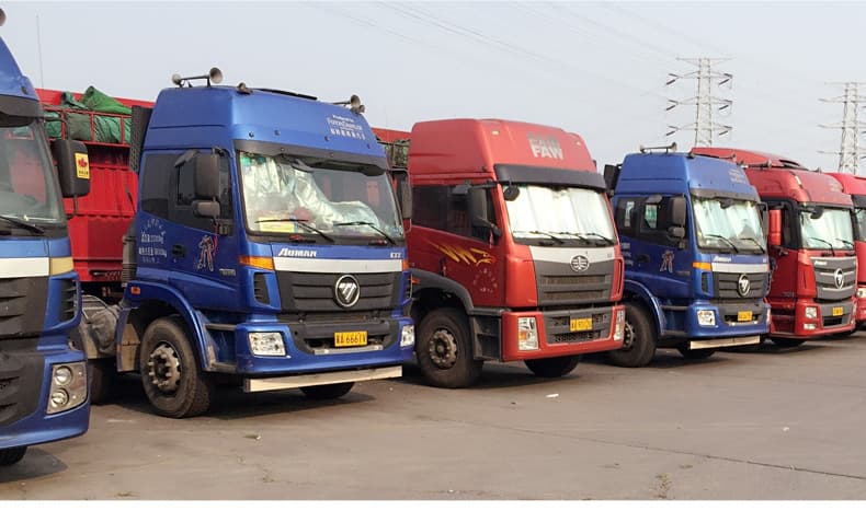Road transport fleet from Shanghai to Changsha, Hunan Province. Return vehicle. Return vehicle. Logistics and freight forwarding services 1