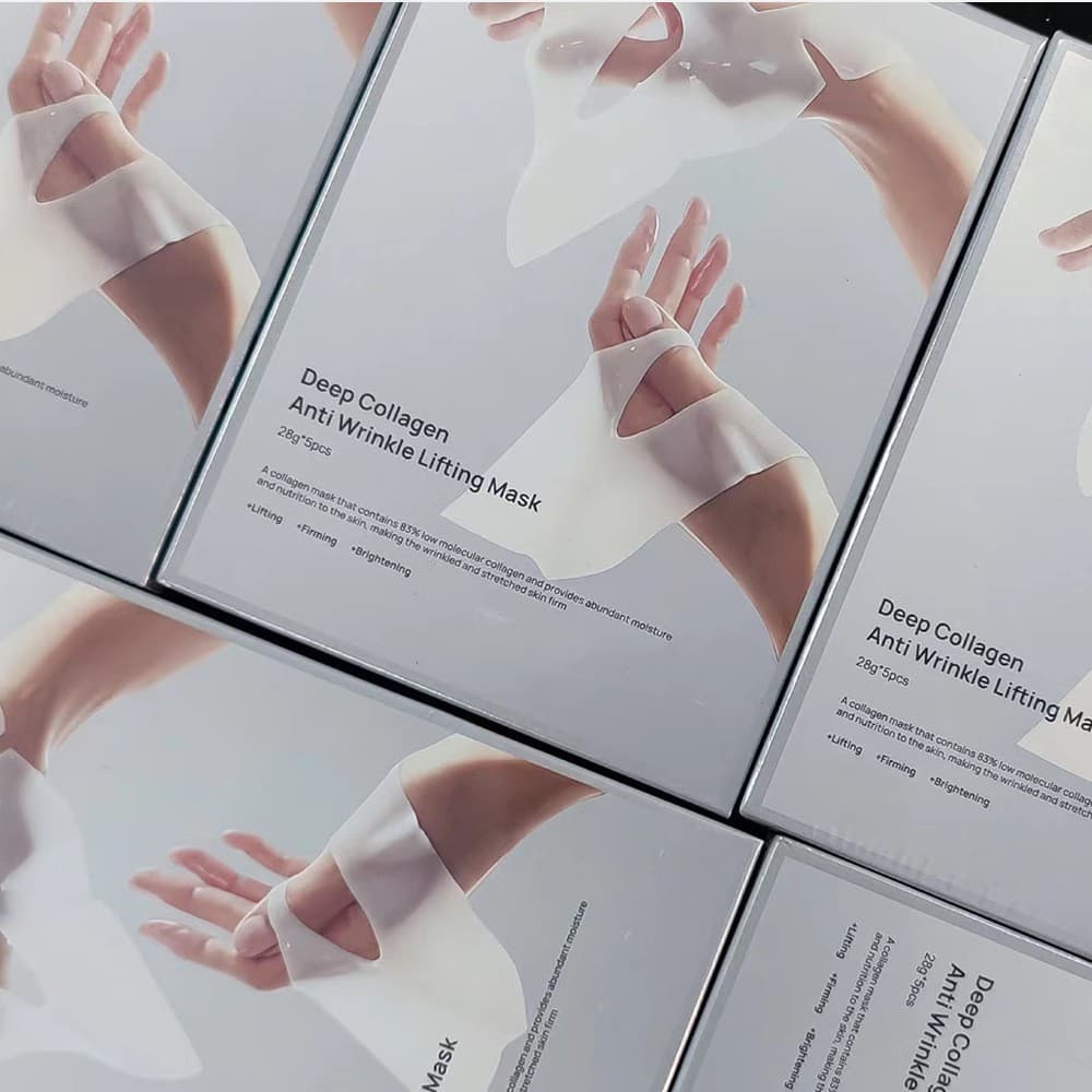(Cross-border trading), split face mask, collagen, South Korea 3