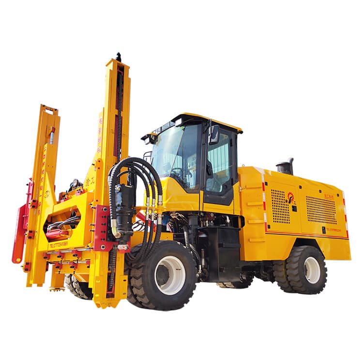 Wave guardrail drilling machine, high speed wave guardrail pile driver, highway guardrail drilling machine 5