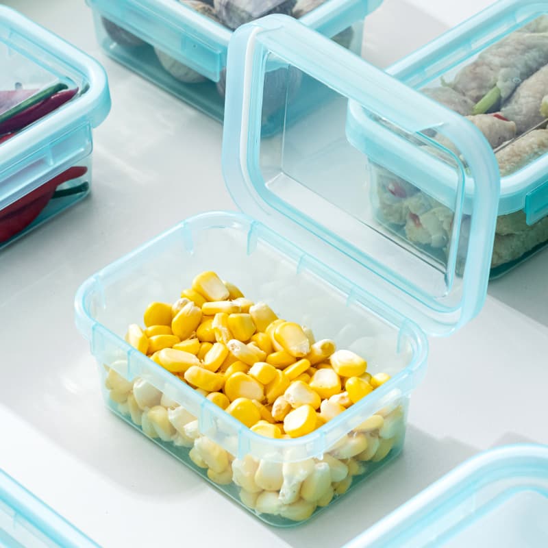 Fresh-keeping box refrigerator storage box spice food-grade sealed packaging microwaveable frozen fresh meat preparation and organization