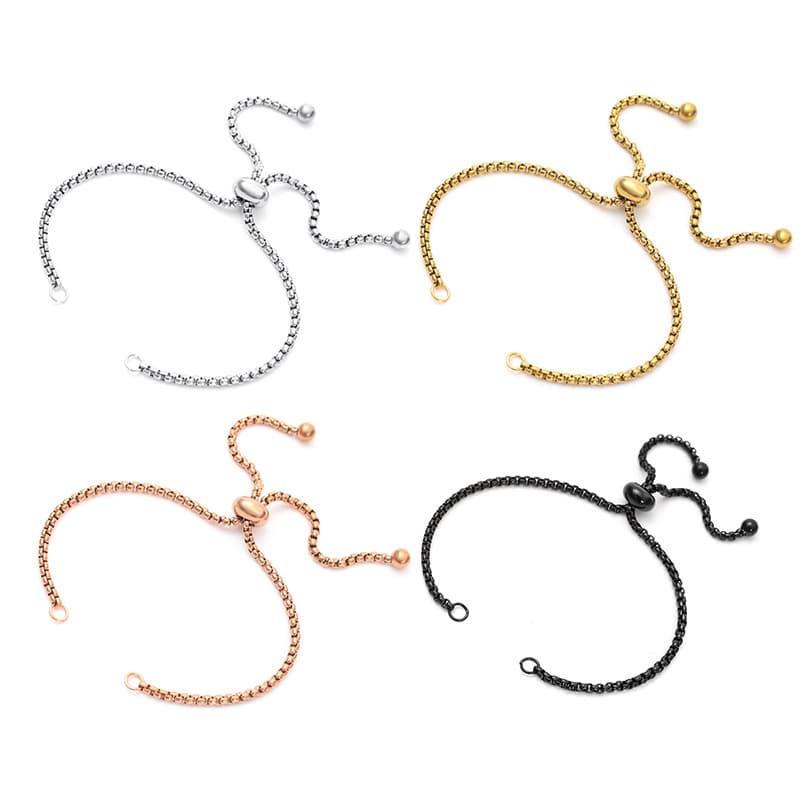 (Cross-border trading), adjustable accessory stainless steel, bracelet, high-end, DIY 5