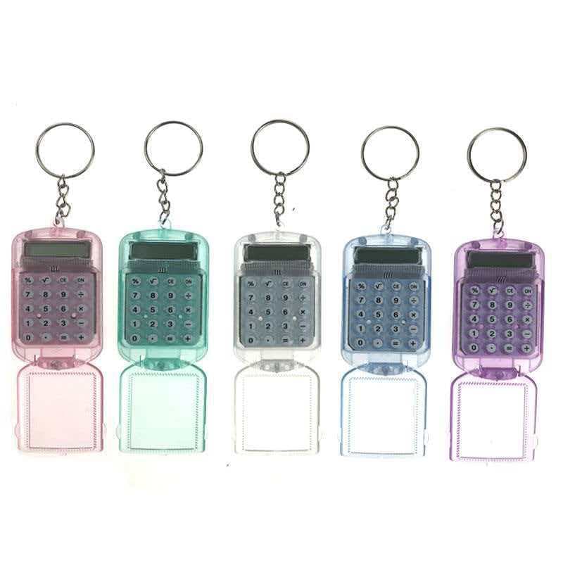 Transparent small cartoon creative handheld keychain 3