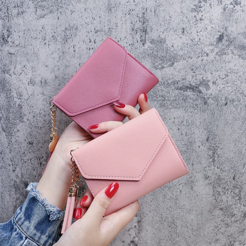Wallet, shoulder bag, pendant with tassels, card holder, direct factory sales, (Physicals)