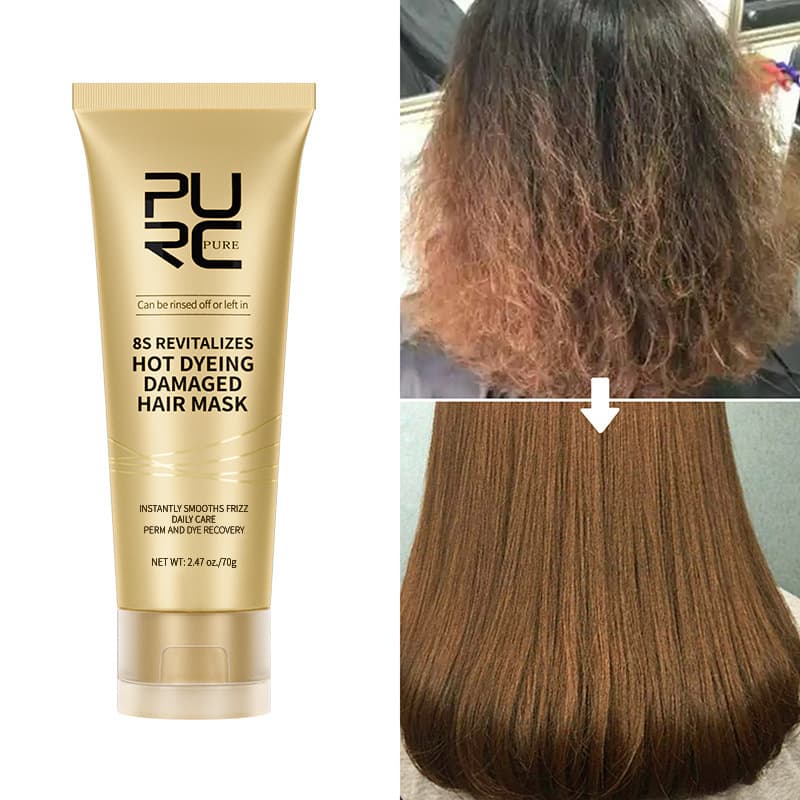 PURC Hair mask, revitalizing conditioner anti-dryness, ointment, adds volume 1