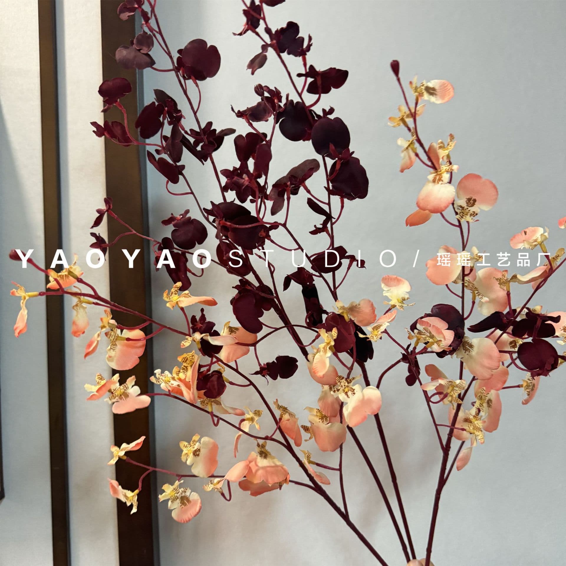 Realistic dancing decorative flowers for home use, photography props 4