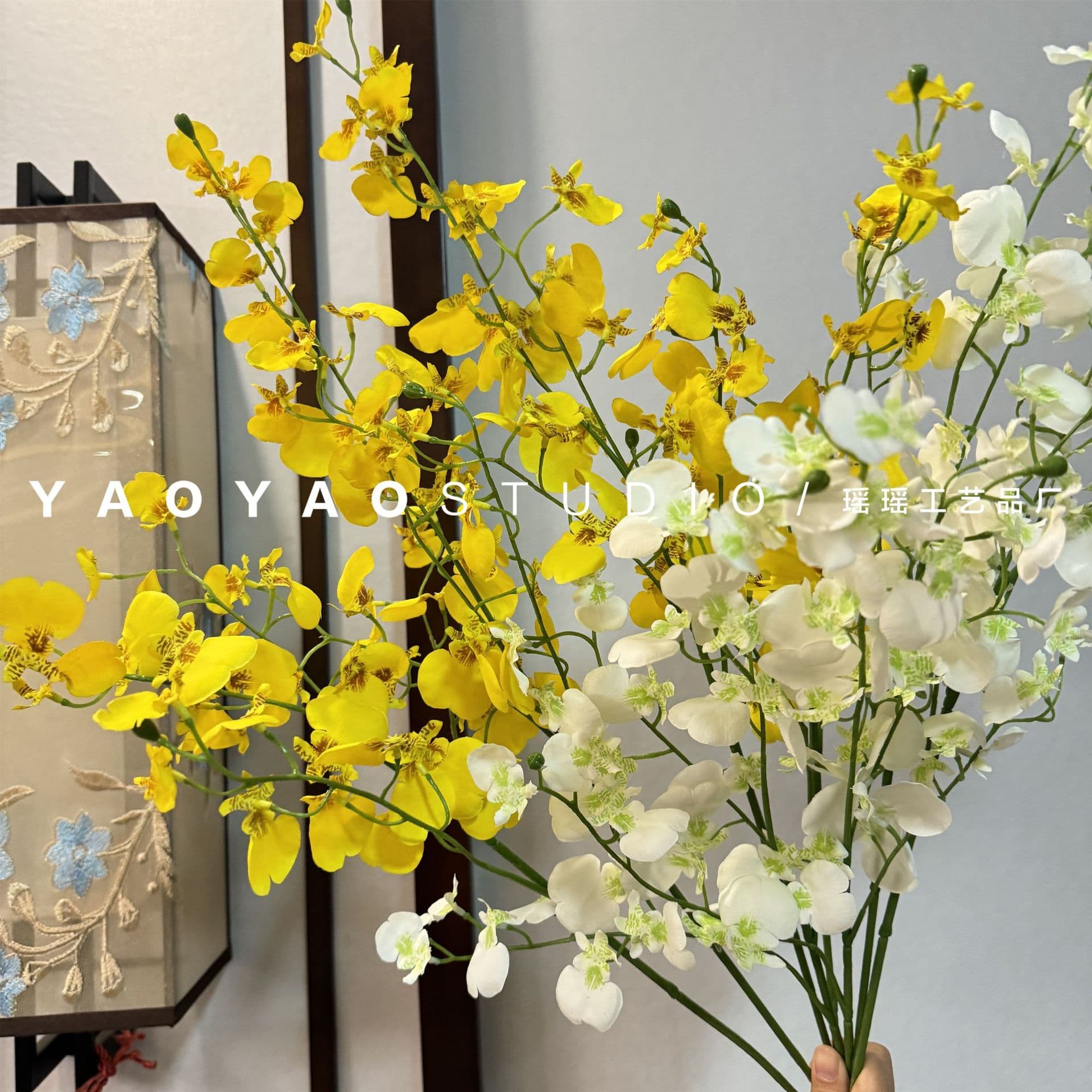 Realistic dancing decorative flowers for home use, photography props 1
