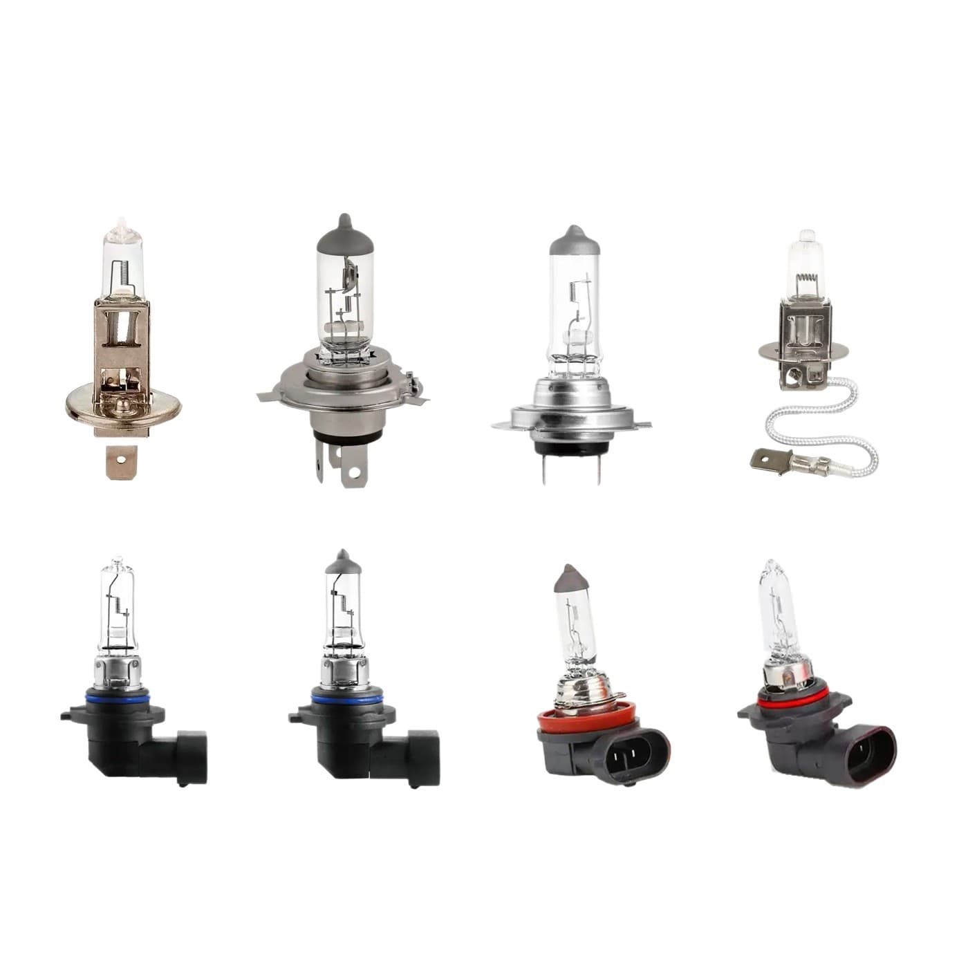 Car halogen lamp H1H4h8h16 headlight H3 fog lamp H7 high beam 9005H11 low beam high beam bulb fog lamp 2